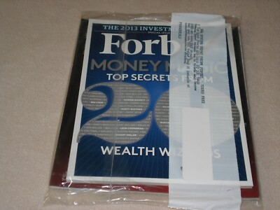 INVESTMENT GUIDE * 20 WEALTH WIZARDS 2013 FORBES MAGAZINE NEW * SEALED Life