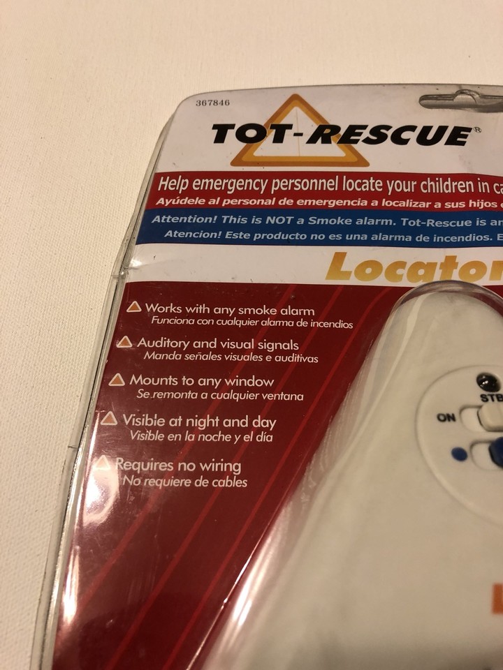 Tot Rescue Locator Transmitter Help Emergency Personnel Locate Kids