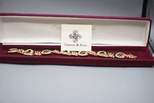 Camrose & Kross JKB Faux Emerald & Diamond Bracelet - Jackie Kennedy Bouvier New