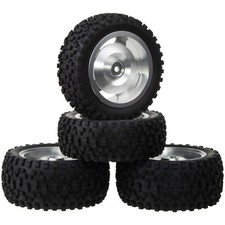 Aluminum Wheels Rims Rubber Tires For Tamiya Tt-02b Hpi Hsp Rc Buggy Car Upgrade Aluminum Wheels Rims Rubber Tires For Tamiya Tt-02b Hpi Hsp Rc Buggy Car Upgrade