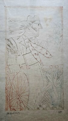 Alekos Fassianos Lithograph. Signed & Numbered. No 41 out of 50