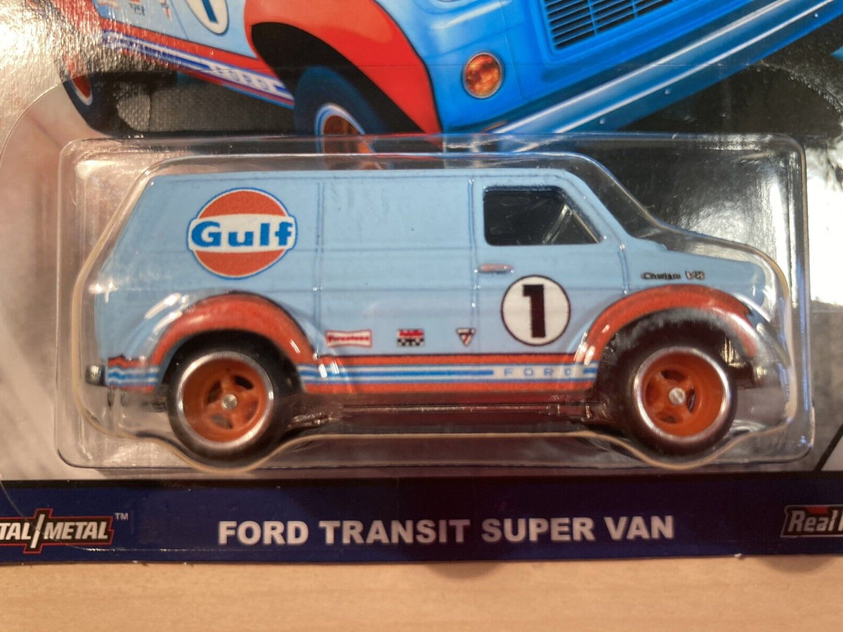 Hot Wheels Car Culture Ford Transit Super Van – 1:64 Scale Premium Die-Cast Collectible Car