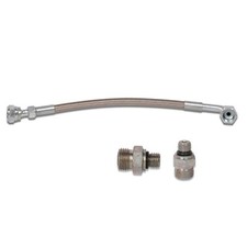 Vilobos Turbo Oil Feed Line Kits Steel Braided 90 Degree Dodge Ram L6 5.9l 6.7l Vilobos Turbo Oil Feed Line Kits Steel Braided 90 Degree Dodge Ram L6 5.9l 6.7l