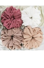 Large Chiffon Voluminous Scrunchie Women Fashion Hair Tie Hijab Accessory