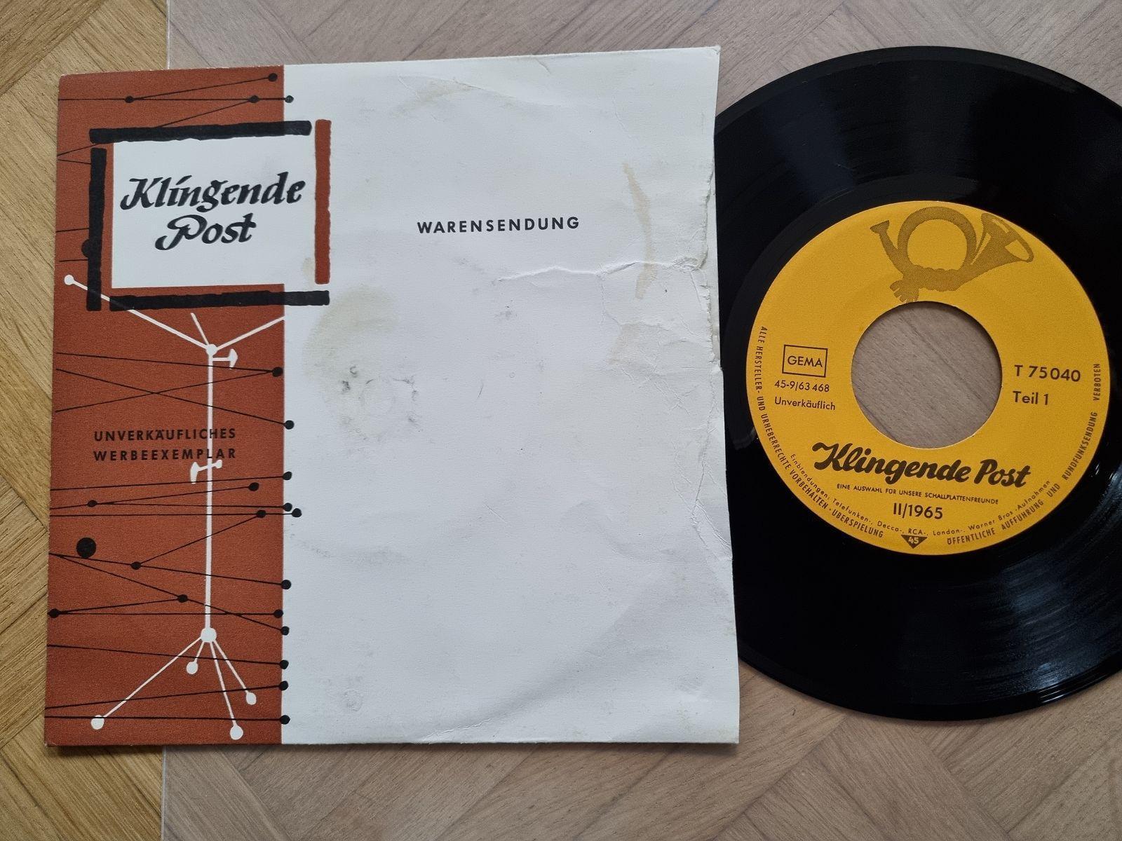 7"" Single Caterina Valente/ Drafi Deutscher u.a. - Klingende Post II/1965 Vinyl