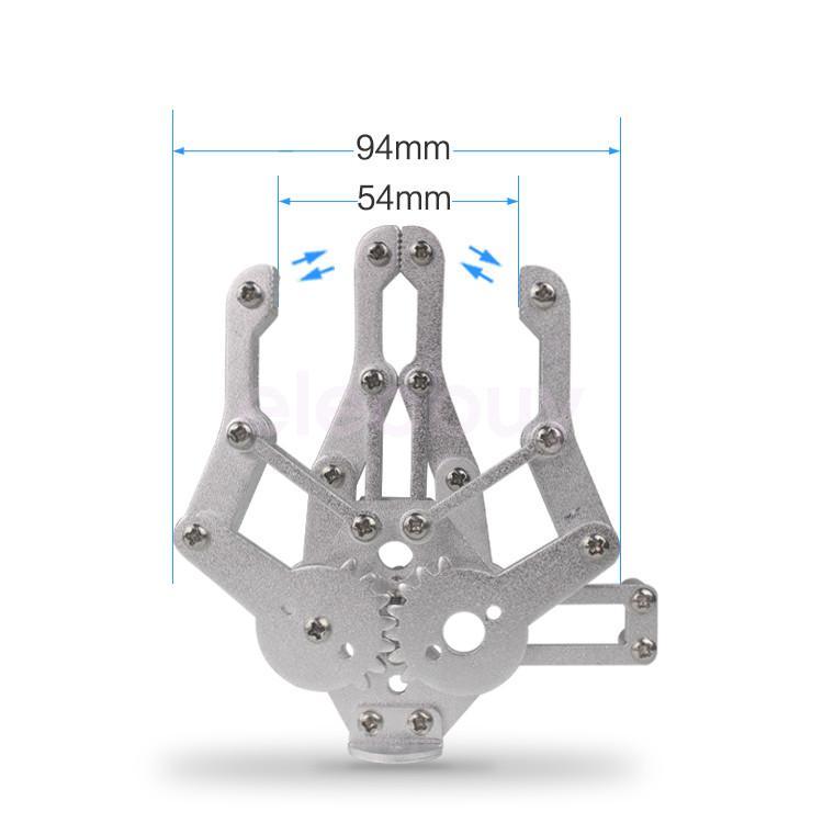 Metal Robotic Arm Gripper Robot Mechanical Claws For Arduino