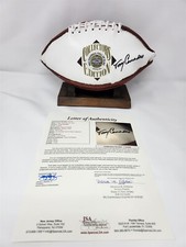 TONY CANADEO signed full size Hall of Fame football JSA COA Full LOA PACKERS