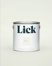 Lick White 11 Paint (Matte) New and Unopened, 5 x 2.5L Tins