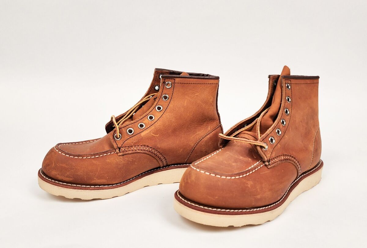 Red Wing 4575 Moc Toe Rare Copper Yuma Nubuck 8D US 8 Red Wing 4575 Moc Toe Rare Copper Yuma Nubuck 8D US 8