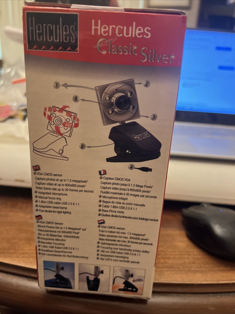 Hercules Deluxe Optical Glass Webcam Hercules Hercules Classic
