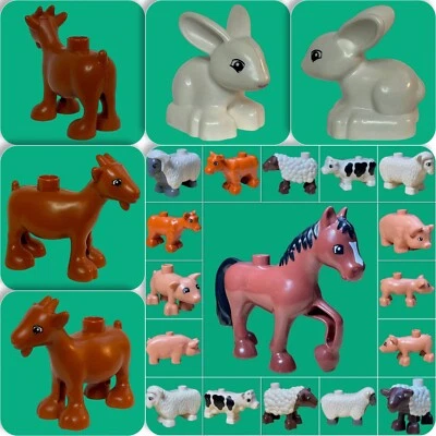 Lego Duplo Bauernhof Tiere zum AUSWÄHLEN #D/13 D8 - Bild 1 von 3