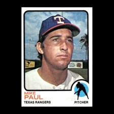 Mike Paul 1973 Topps Texas Rangers #58 Nice R303