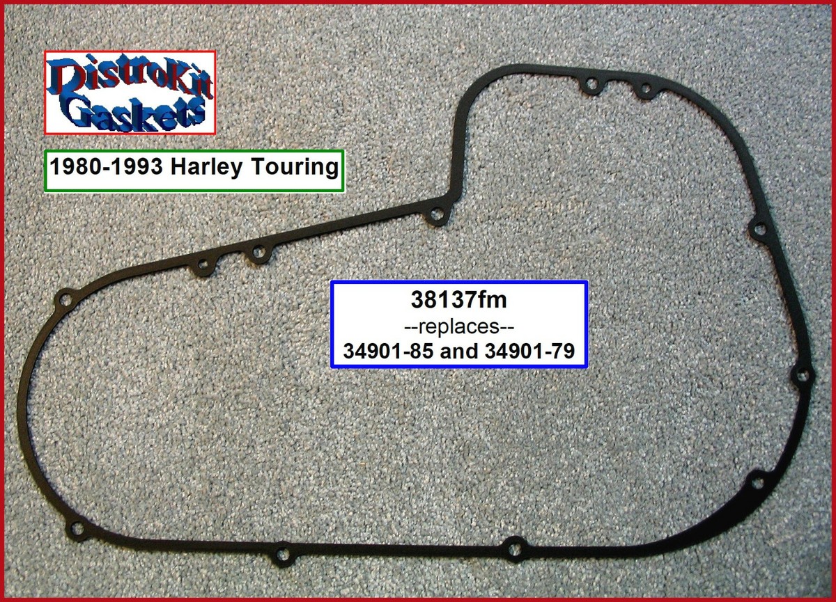 Foamet Primary Cover Gasket, 1980-93 Touring FLT, replaces 34901