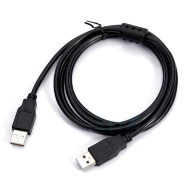HIGH SPEED USB 2.0 Cable Printer Hard Drive Cord Type A Male to A Male 15FT