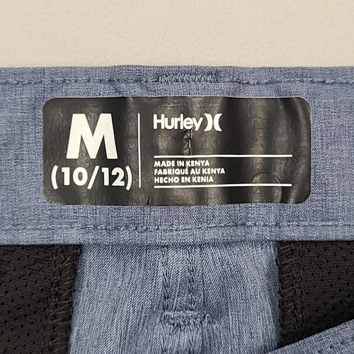 Hurley Shorts Boys Medium Blue Chino Casual Everyday Outdoors Youth Kids - Picture 8 of 8