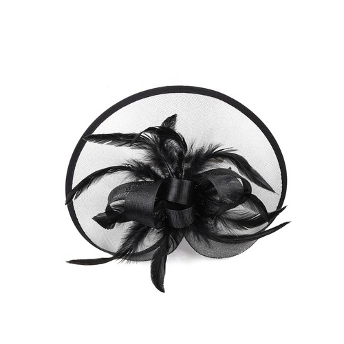 Elegant Fascinators Hat Women Headband Cocktail Tea Party Hat Wedding Hair Clip - Picture 13 of 21