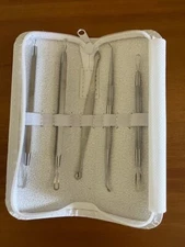 Pure Daily Care Stainless Tool Kit Pimple Extractor Blackhead Remover  5 Pieces