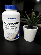 Nutricost Quercetin 880mg 240 Capsules With Bromelain 120 Servings fast shipping
