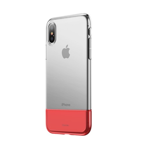 For iPhone X XR XS Max Half and Half Shockproof TPU Phone Case Cover - Picture 12 of 18
