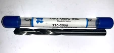 OSG SCREW MACHINE DRILL BIT, 220-2500, 1/4" DIA., 118° POINT ANGLE, 3-3/8" OAL