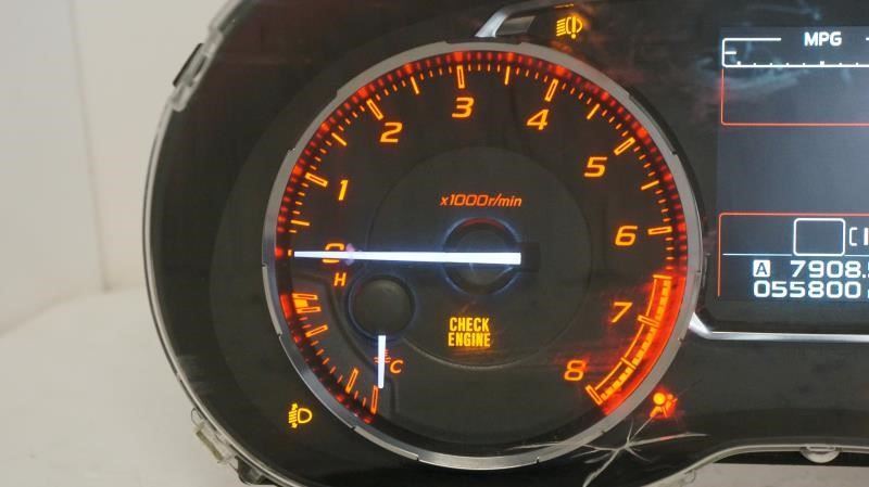 15 Subaru WRX Speedometer Cluster Mileage 55,800 OEM