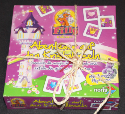 Filly Unicorn, Abenteuer auf den Kristallinseln mit 3 original Figuren - noris 