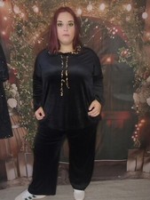 TUTA CINIGLIA CON CAPPUCCIO MACULATO, CURVY, VESTIBILITA 48/56