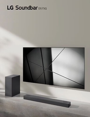 NEU - LG DS75Q 3.1.2 Dolby Atmos  Soundbar mit 380 Watt | kabelloser Subwoofer
