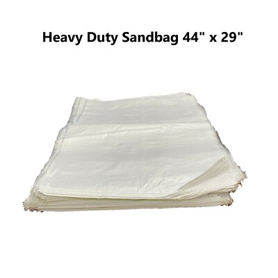 New Large Flood Sandbag Woven Grain Sack Heavy Duty Shipping Packing Bag 29''x44''