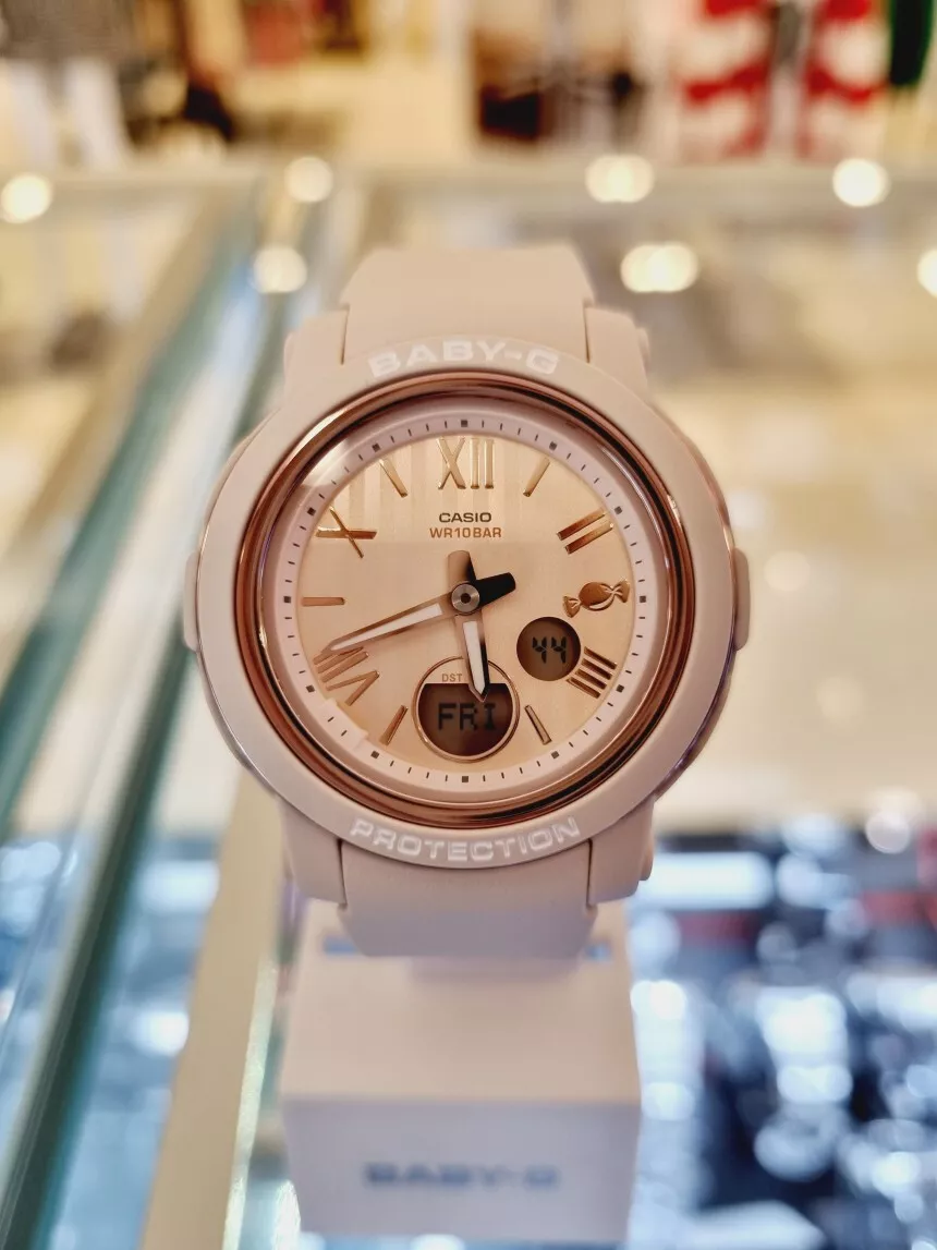 Casio Baby-G Pink Dial Resin Strap Women BGA-290SW-4A Watch Original New