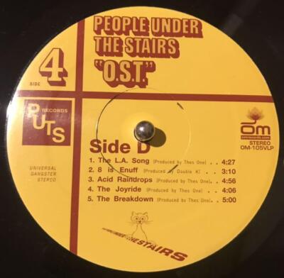 People Under The Stairs / O.S.T. Black Vinyl 2002 US Original 2LP