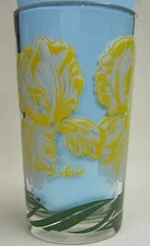 Iris Peanut Butter Glass Glasses Drinking Kitchen Mauzy 65-3