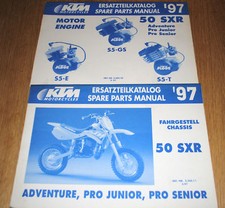 catalogue pièce détachée parts list  KTM 50 SRX 1997