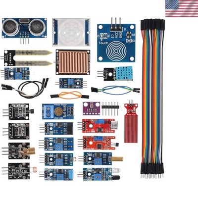 Ultimate Arduino & Raspberry Pi 22 Sensor Modules Kit for Electronics Projects