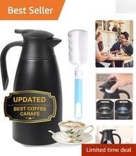 70oz Stainless Steel Thermal Coffee Carafe - Keep Drinks Hot for 12 Hours