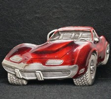 WF05133 NOS FANTASTIC VINTAGE 1979 OLD CORVETTE AUTOMOTIVE CAR BELT BUCKLE