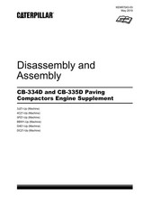 Caterpillar CB-334D CB-335D Compactor Engine Suppl Disassem Assem Service Manual