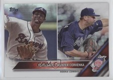 2016 Topps Update Rookie Combos Rainbow Foil Hunter Cervenka John Gant #US53 0f8