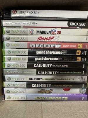 Xbox 360 Game Lot Bundle   Call Of Duty, GTA, Madden, FIFA, Red Dead, Kinect,ect