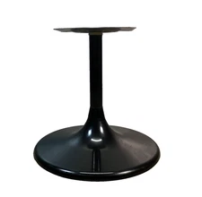 VTG 70's MCM Tulip BLACK Plastic MoD Swivel SPACE AGE Table Base Only KAY DEE