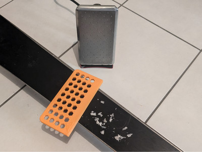 3D Printed Ski Wax Scraper   Lightweight Hand Tool for Removing Wax from Skis &