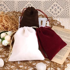 Velvet Jewelry Bags Drawstring Pouch Wedding Gift Packaging