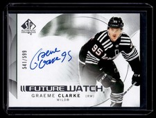 2024-25 Future Watch Auto Graeme Clarke Rookie Auto 541/599 New Jersey Devils