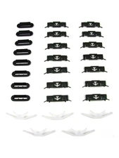 Precision PCK-501-86 Windshield Molding Clip Kit Windshield 27 Piece Set