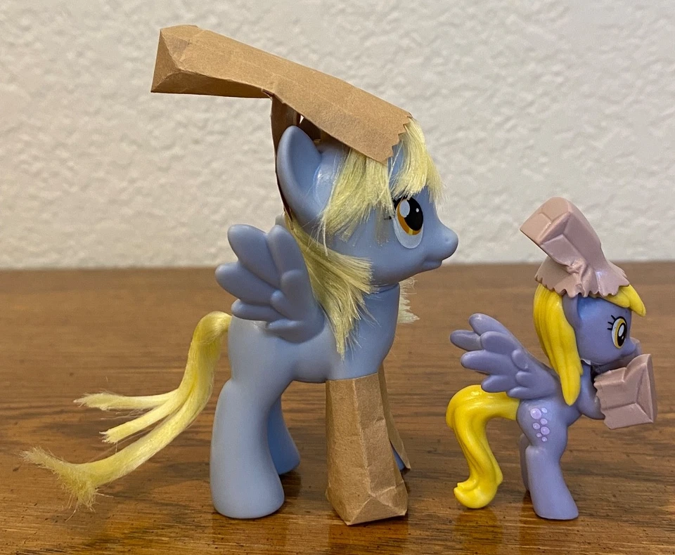 My Little Pony G4 DERPY HOOVES NOCHE DE PESADILLA PERSONALIZADO con Vitrina TOTALMENTE NUEVA Foto 4 de 4