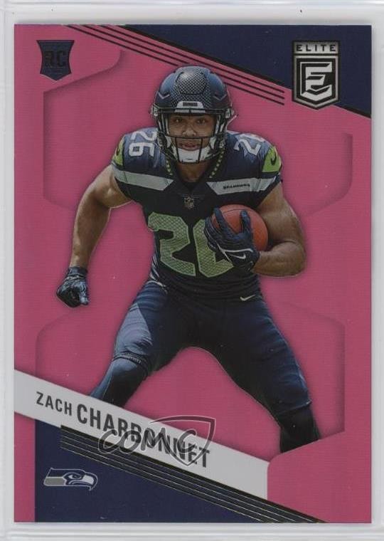 2023 Panini Donruss Elite Rookies Pink Zach Charbonnet #199 Rookie RC 0y78
