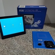 New Nix 8 Inch Digital Photo  Video Frame -X08E With Motion Sensor