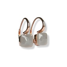 925 kissenohrringe Ohrringe mit quadratischem Kissen Silber Rosé pomellato Style