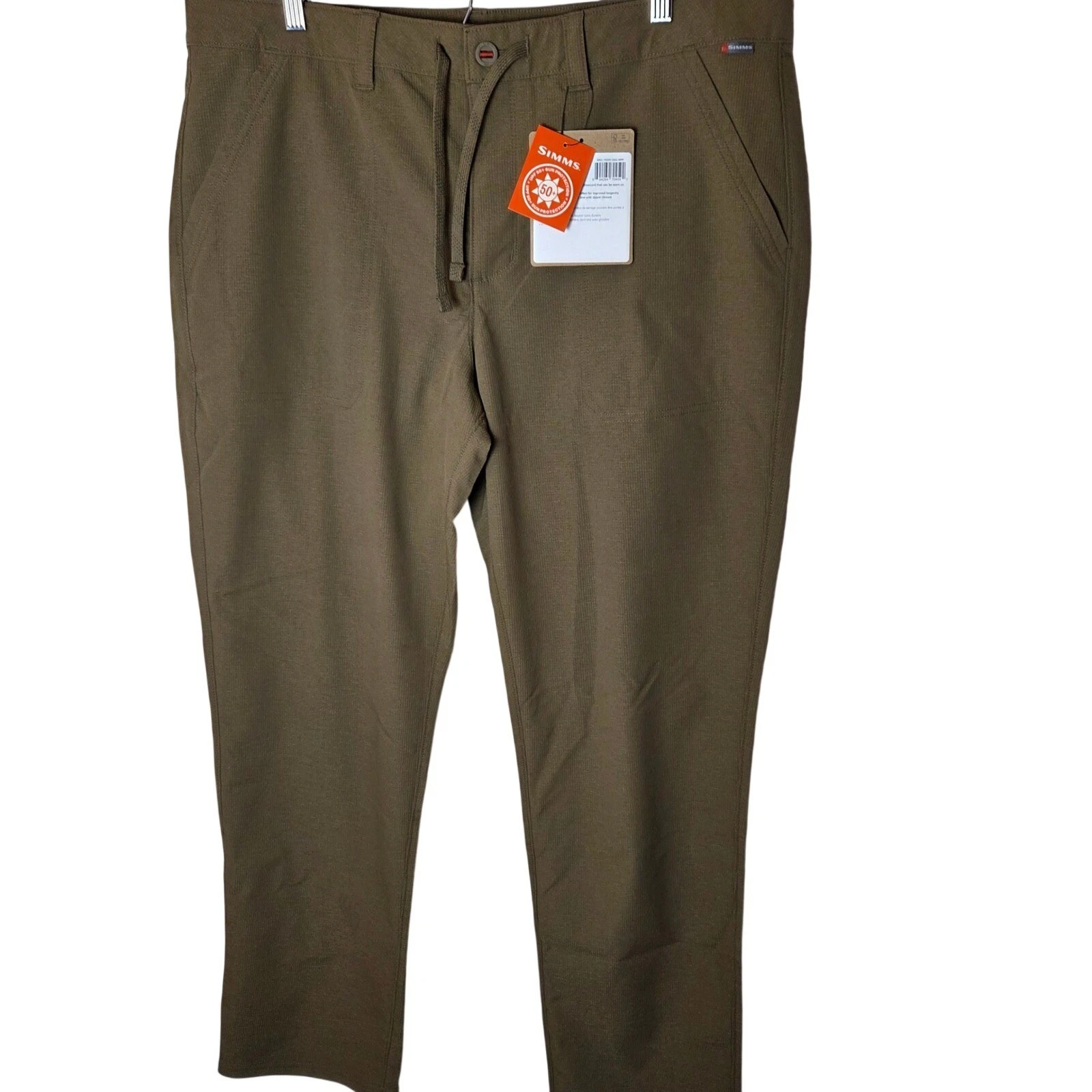 NWT Simms Wanaka Pants Outdoor Fishing Hiking Performance Stretch Mens 38 UPF 50