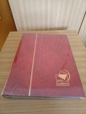 Briefmarkenalbum Einsteckalbum, 64 schwarze Seiten, Pro Collect, A4, neu